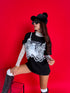 T-krekls "LACE TOP H19" - melns